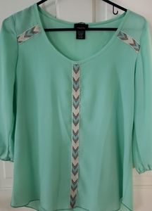 Mint Dress Blouse